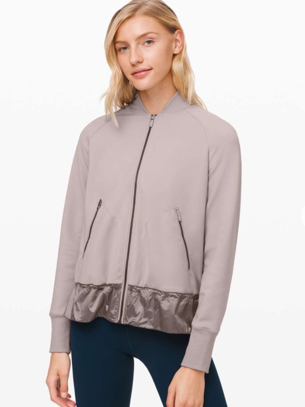 Lululemon Swept Along Jacket Dark Chrome